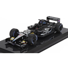 EDICOLA MINARDI F1  PS01 TEAM EUROPEAN N 21 SEASON 2001 FERNANDO ALONSO - BLISTER BOX - BLACK WHITE 1/24