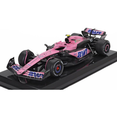 EDICOLA ALPINE F1  A523 TEAM BWT ALPINE N 10 BAHRAIN GP 2023 PIERRE GASLY - BLISTER BOX - PINK BLACK BLUE 1/24