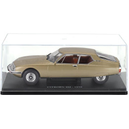 EDICOLA CITROEN SM MASERATI 1970 - CON VETRINA - WITH SHOWCASE - GOLD 1/24