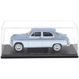 EDICOLA SEAT FIAT 1400B 1956 - CON VETRINA - WITH SHOWCASE - 2 TONE BLUE 1/24