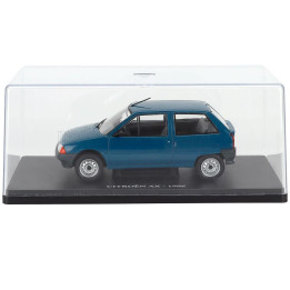 EDICOLA CITROEN AX 1986 - CON VETRINA - WITH SHOWCASE - BLUE 1/24