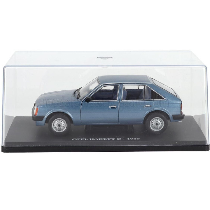 EDICOLA OPEL KADETT D 1979 - CON VETRINA - WITH SHOWCASE - BLUE 1/24