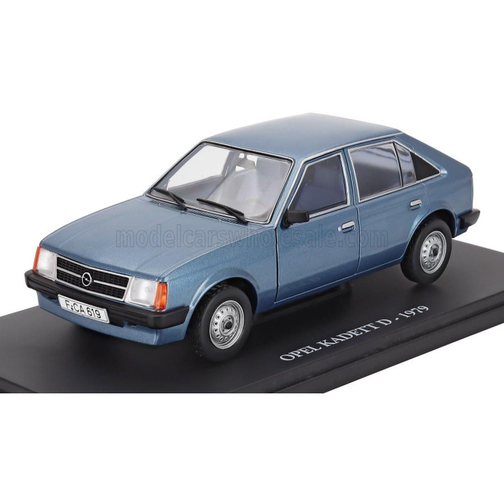 EDICOLA OPEL KADETT D 1979 - CON VETRINA - WITH SHOWCASE - BLUE 1/24