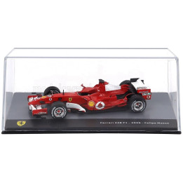 EDICOLA FERRARI F1  248 F1 N 6 SEASON 2006 FELIPE MASSA - CON VETRINA - WITH SHOWCASE - RED WHITE 1/43