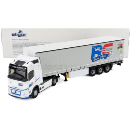 ELIGOR VOLVO FH AERO 500 TRUCK TELONATO ROUILLE & COULON TRANSPORTS 2024 - WHITE GREY 1/43