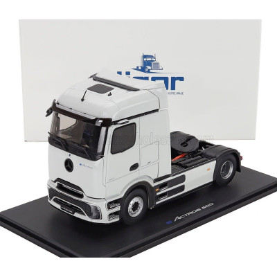 ELIGOR MERCEDES BENZ E-ACTROS 600 TRACTOR TRUCK 2-ASSI 2025 - EXCLUSIVE CARMODEL - LIGHT GREY 1/43