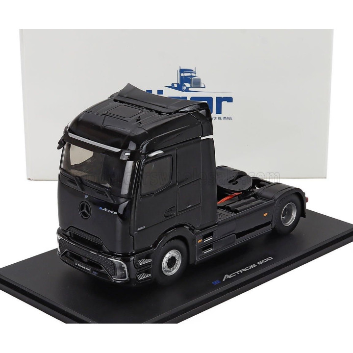 ELIGOR MERCEDES BENZ E-ACTROS 600 TRACTOR TRUCK 2-ASSI 2025 - EXCLUSIVE CARMODEL - BLACK 1/43