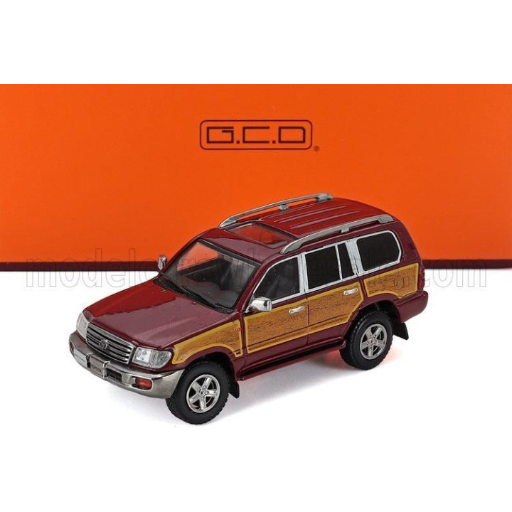 GCD MODELS TOYOTA LAND CRUISER 100 1997 - RED WOOD 1/64