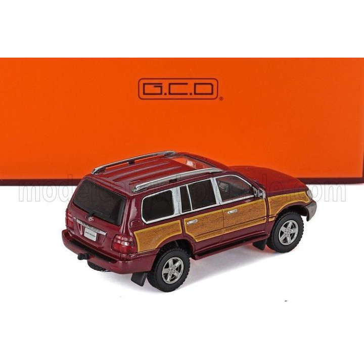 GCD MODELS TOYOTA LAND CRUISER 100 1997 - RED WOOD 1/64