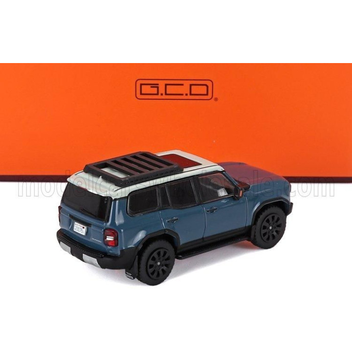 GCD MODELS TOYOTA LAND CRUISER PRADO 250 2024 - BLUE WHITE 1/64