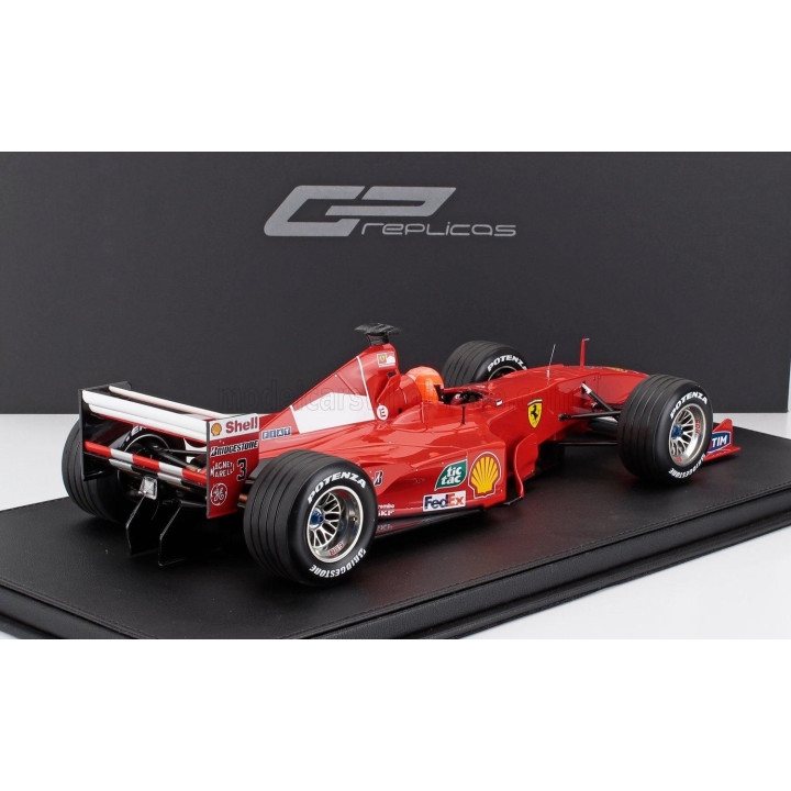 GP REPLICAS FERRARI F1  F2000 N 3 WORLD CHAMPION WINNER JAPAN SUZUKA GP (with pilot figure) 2000 MICHAEL SCHUMACHER - RED WHITE 