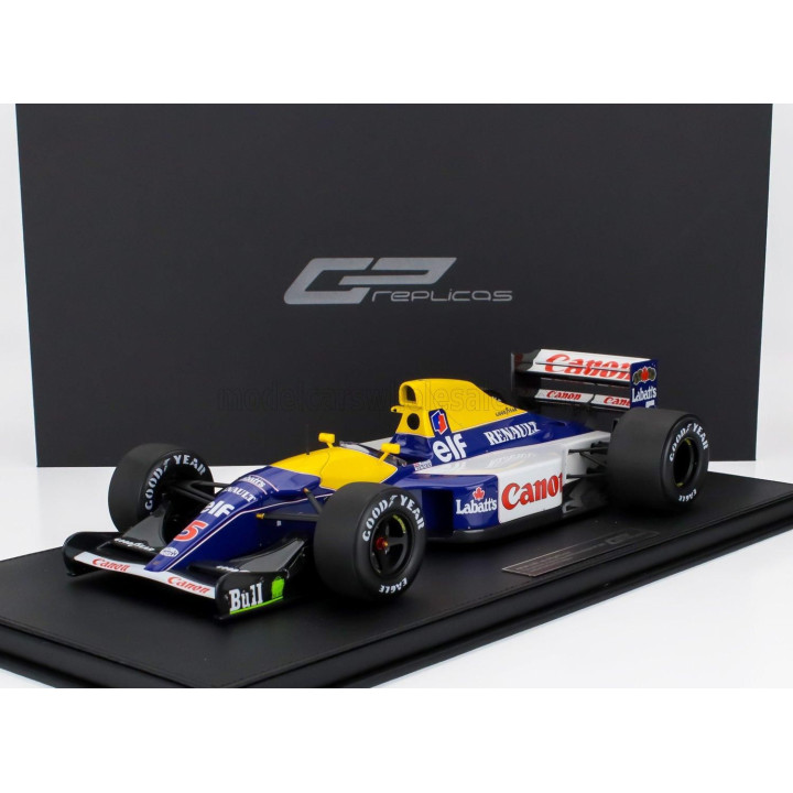 GP REPLICAS WILLIAMS F1  FW14B RENAULT N 5 WORLD CHAMPION POLE POSTITION FASTEST LAP AND WINNER BRITISH GP 1992 NIGEL MANSELL - 