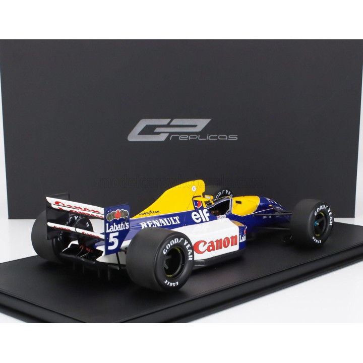 GP REPLICAS WILLIAMS F1  FW14B RENAULT N 5 WORLD CHAMPION POLE POSTITION FASTEST LAP AND WINNER BRITISH GP 1992 NIGEL MANSELL - 