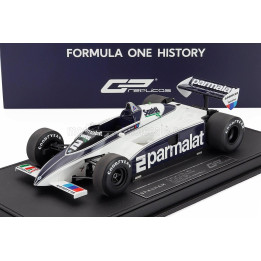 GP REPLICAS BRABHAM F1  BT50 PARMALAT N 2 DUTCH GP 1982 RICCARDO PATRESE - WHITE BLUE 1/18
