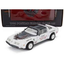GREENLIGHT PONTIAC FIREBIRD TRANS AM 1980 - OFFICIAL PACE CAR 58th RALLY PIKES AUTO HILL CLIMB - WHITE 1/24