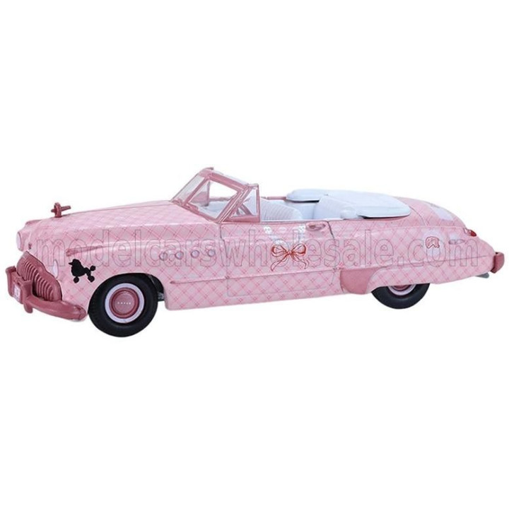 GREENLIGHT BUICK ROADMASTER CABRIOLET 1949 - PINK 1/64