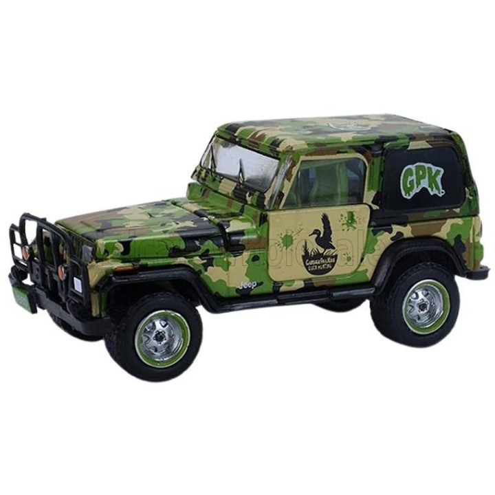 GREENLIGHT JEEP YJ 1991 - CAMOUFLAGE 1/64