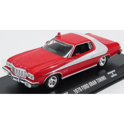 GREENLIGHT FORD USA GRAN TORINO COUPE 1976 STARSKY & HUTCH - RED 1/43