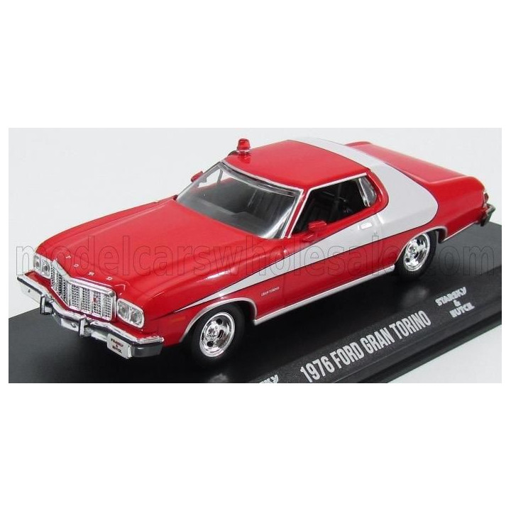 GREENLIGHT FORD USA GRAN TORINO COUPE 1976 STARSKY & HUTCH - RED 1/43