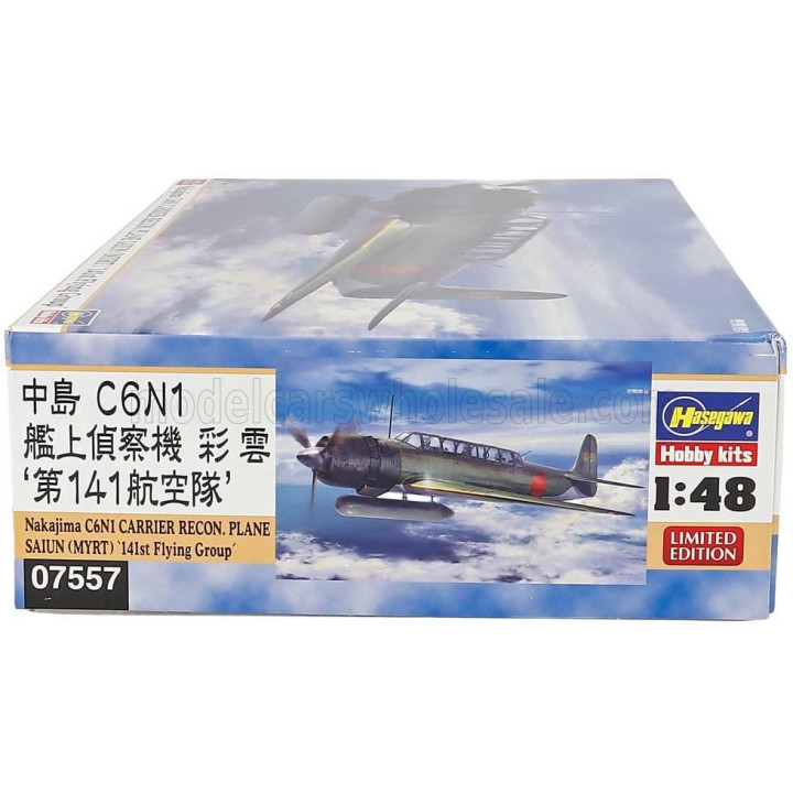 HASEGAWA NAKAJIMA C6N1 CARRIER RECON PLANE SAIUN MYRT AIRPANE MILITARY 1945 1/48