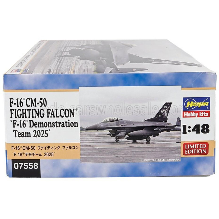 HASEGAWA LOCKHEED MARTIN F-16 CM-50 FIGHTING FALCON MILITARY AIRPLANE 1978 - DEMONSTRATION TEAM 2025 1/48
