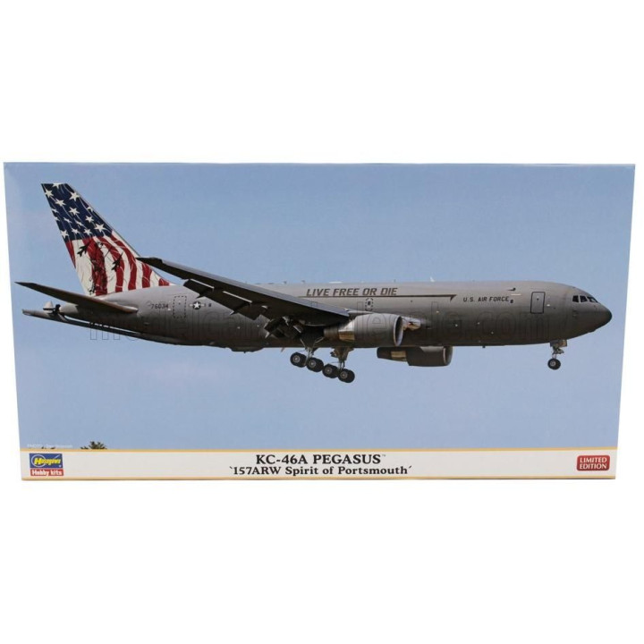 HASEGAWA BOEING KC-46A PEGASUS SPIRIT OF PORTSMOUTH - US AIR FORCE - 2015 MILITARY - AIRPLANE 1/200
