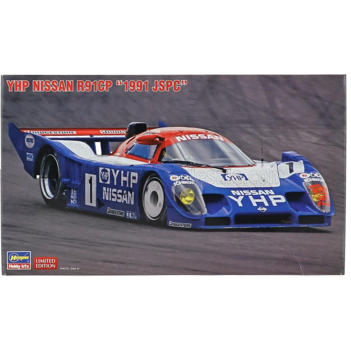 HASEGAWA NISSAN R91CP 3.5L V10 TEAM NISSAN N 1 JSPC SEASON 1991 MASAHIRO HASEMI - ANDERS OLOFSSON 1/24