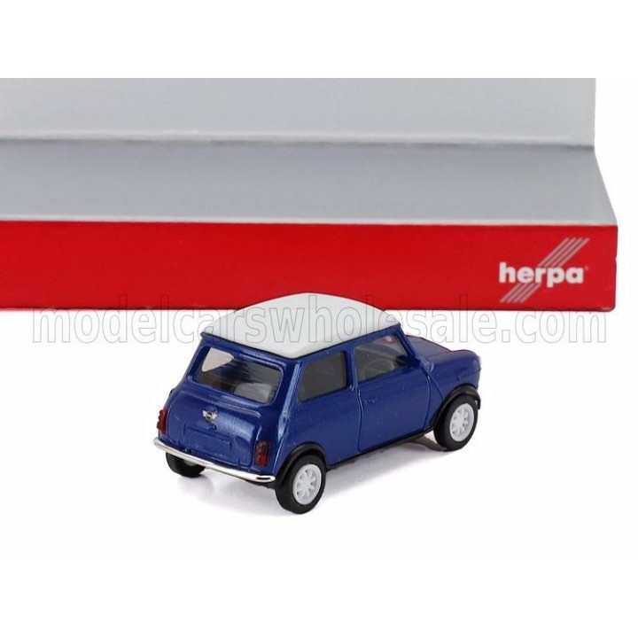HERPA MINI COOPER MAYFAIR 1997 - BLUE 1/87