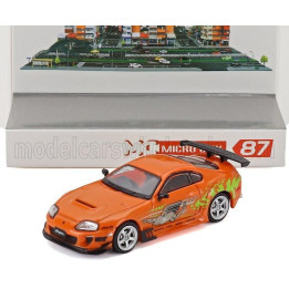 HERPA TOYOTA BRIAN'S SUPRA MKIV SPIDER 1995 - FAST & FURIOUS - ORANGE 1/87