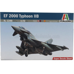 ITALERI EUROFIGHTER EF-2000 TYPHOON IIB AIRPLANE  MILITARY 1994 1/72