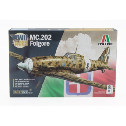 ITALERI MACCHI MC.202 FOLGORE WWII - ITALIAN ARMY 1940 - MILITARY AIRPLANE 1/72