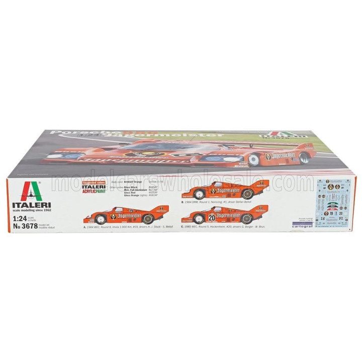 ITALERI PORSCHE 956 JAGERMEISTER RACING 1985 1/24