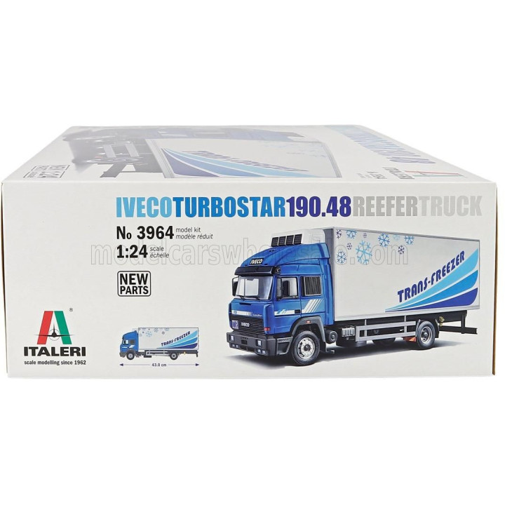 ITALERI IVECO FIAT 190.48 TURBOSTAR TRUCK FRIGO TRANS-FREEZER 2-ASSI 1988 1/24