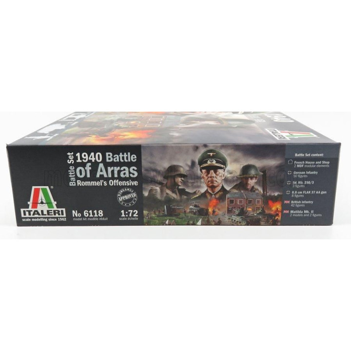 ITALERI ACCESSORIES DIORAMA - WAR BATTLE SET OF ARRAS - ROMMEL'S OFFENSIVE 1940 1/72