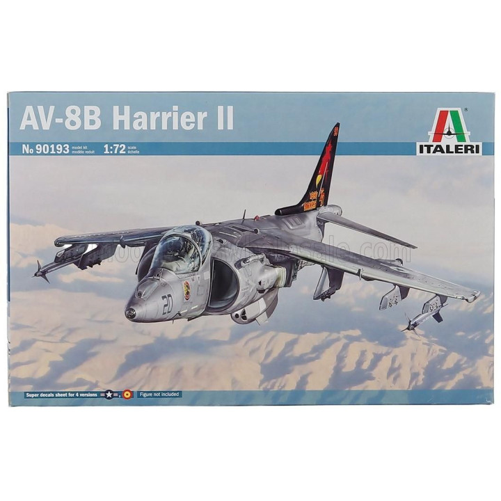 ITALERI McDONNEL DOUGLAS AV-8B HARRIER MILITARY AIRPLANE 1978 1/72