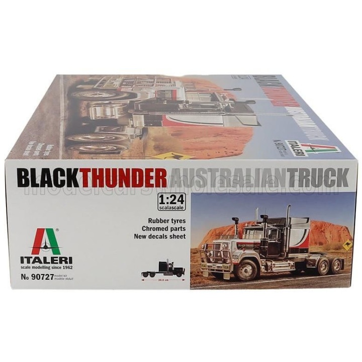 ITALERI MACK BLACK TUNDER AUSTRALIAN TRACTOR TRUCK 3-ASSI 1981 1/24