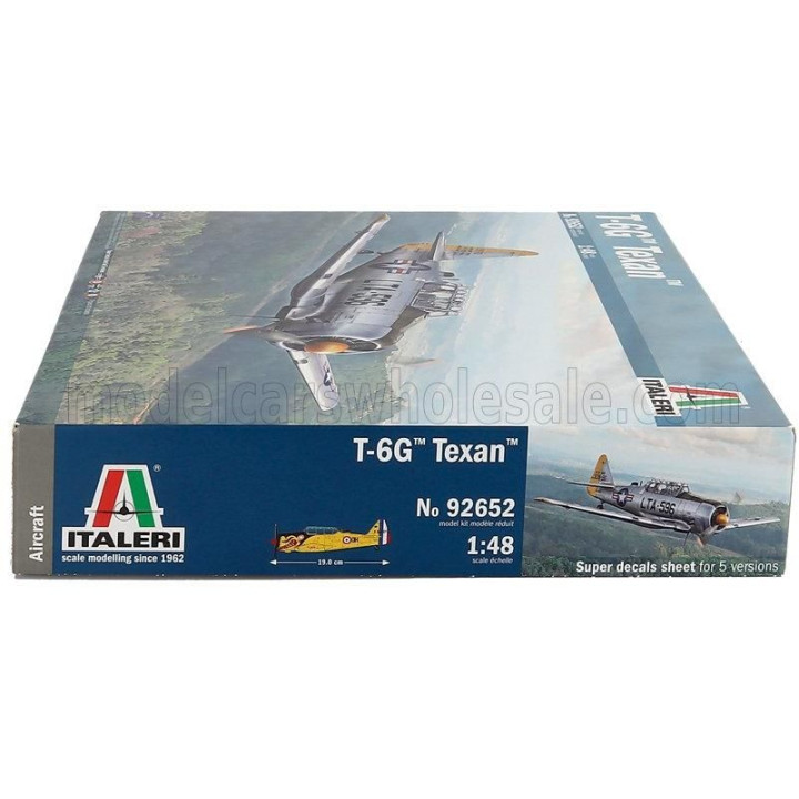ITALERI NORTH AMERICAN T-6G TEXAN MILITARY AIRPLANE 1951 1/48