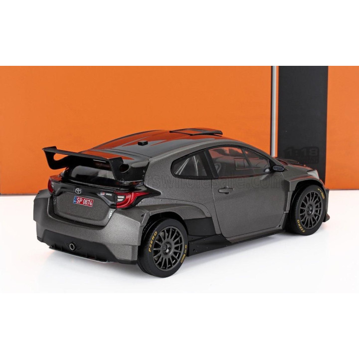 IXO MODELS TOYOTA YARIS GR BASE RALLY2 2024 - MATT GREY 1/18
