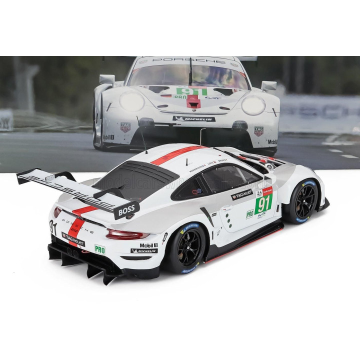 IXO MODELS PORSCHE 911 991-2 RSR-19 4.2L TEAM PORSCHE GT N 91 24h LE MANS 2021 GIANMARIA BRUNI - RICHARD LIETZ - FREDERIC MAKOWI