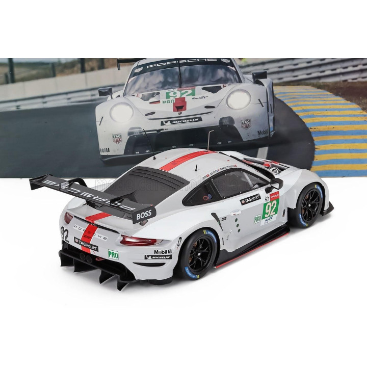 IXO MODELS PORSCHE 911 991-2 RSR-19 4.2L TEAM PORSCHE GT N 92 24h LE MANS 2021 MICHAEL CHRISTENSEN - KEVIN ESTRE - NEEL JANI - W