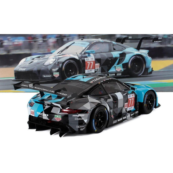 IXO MODELS PORSCHE 911 991 RSR-19 4.2L TEAM DEMPSEY PROTON RACING N 77 24h LE MANS 2022 CHRISTIAN RIED - SEBASTIAN PRIAULX - HAR