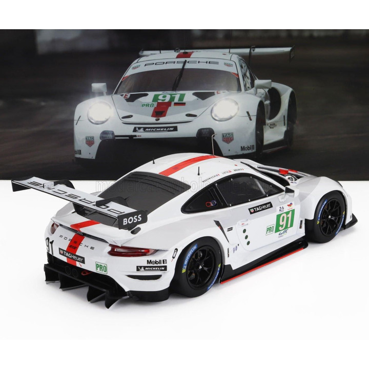 IXO MODELS PORSCHE 911 991-2 4.2L TEAM PORSCHE GT N 91 WINNER LMGTE PRO CLASS 24h LE MANS 2022 GIANMARIA BRUNI - RICHARD LIETZ -