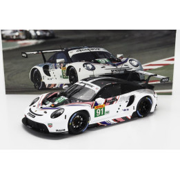IXO MODELS PORSCHE 911 RSR-19 GOODBYE TEAM PORSCHE GT N 91 LAST RACE WEC 8h BAHRAIN 2022 GIANMARIA BRUNI - RICHARD LIETZ - WHITE