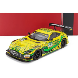 IXO MODELS MERCEDES BENZ AMG GT3 EVO TEAM LANDGRAF N 48 DTM SEASON 2023 MARO ENGEL - YELLOW 1/18