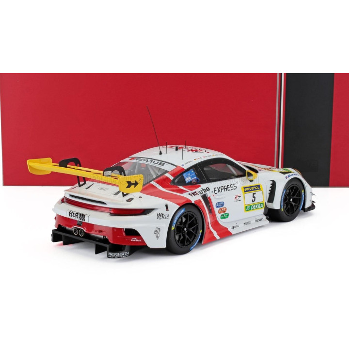 IXO MODELS PORSCHE 911 992 GT3 R TEAM HERBERTH MOTORSPORT N 5 24h NURBURGRING 2024 ROBERT RENAUER - VINCENT KOLB - DENNIS OLSEN 