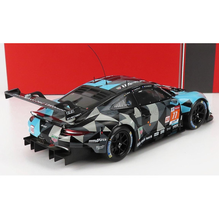 IXO MODELS PORSCHE 911 991 RSR TEAM DEMPSEY PROTON RACING N 77 WINNER LMGTE AM 24h LE MANS 2018 MATT CAMPBELL - CHRISTIAN RIED -
