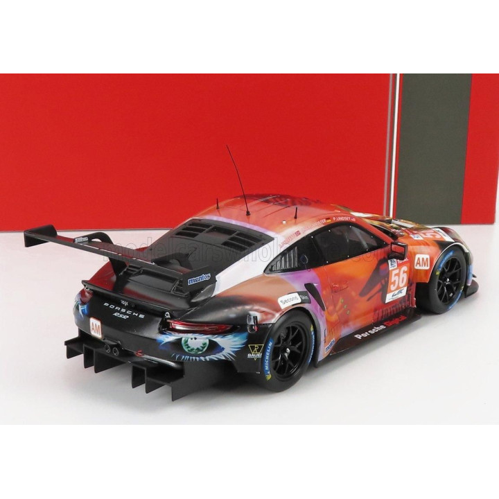 IXO MODELS PORSCHE 911 991 RSR 4.0L TEAM PROJECT N 56 WINNER LMGTE AM CLASS 24h LE MANS 2019 JORG BERGMEISTER - PATRICK LINDSEY 
