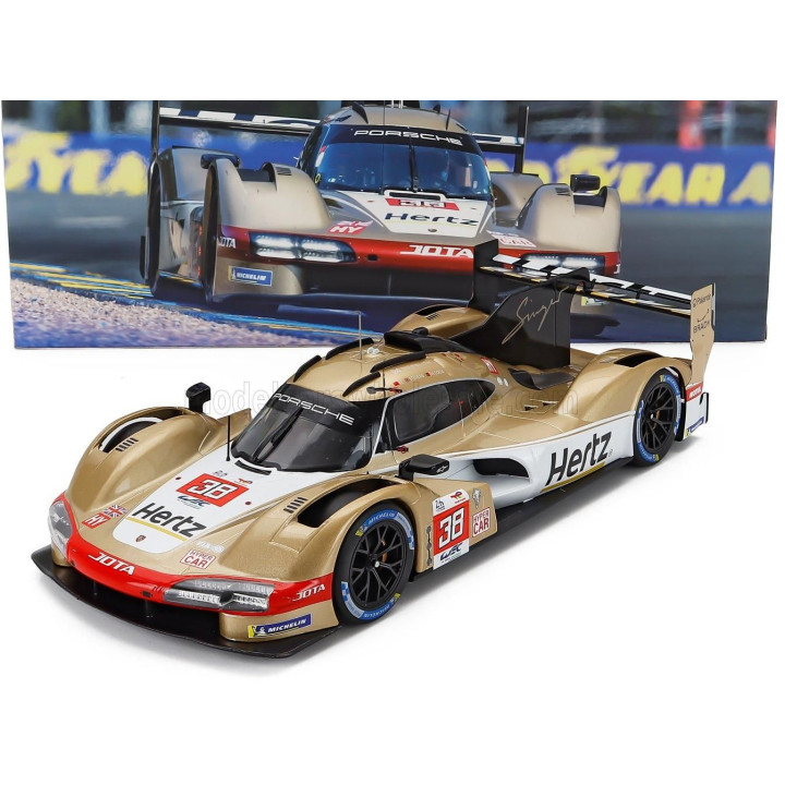 IXO MODELS PORSCHE 963 9RD 4.6L TURBO V8 TEAM HERTZ JOTA N 38 24h LE MANS 2023 ANTONIO FELIX DA COSTA - WILL STEVENS - YIFEI YE 