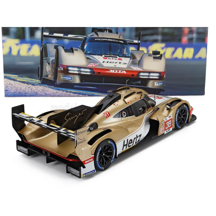 IXO MODELS PORSCHE 963 9RD 4.6L TURBO V8 TEAM HERTZ JOTA N 38 24h LE MANS 2023 ANTONIO FELIX DA COSTA - WILL STEVENS - YIFEI YE 