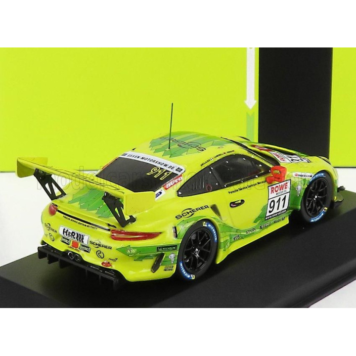 IXO MODELS PORSCHE 911 991-2 GT3 R TEAM MANTHEY RACING N 911 24h VLN NURBURGRING 2020 J.ANDLAUER - M.CAMPBELL - L.KERN - YELLOW 